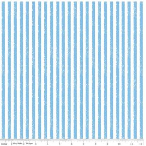 Riley Blake Crayola Stripe in Raindrop