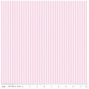Riley Blake Seasonal Basics 1/8" Stripe Peony