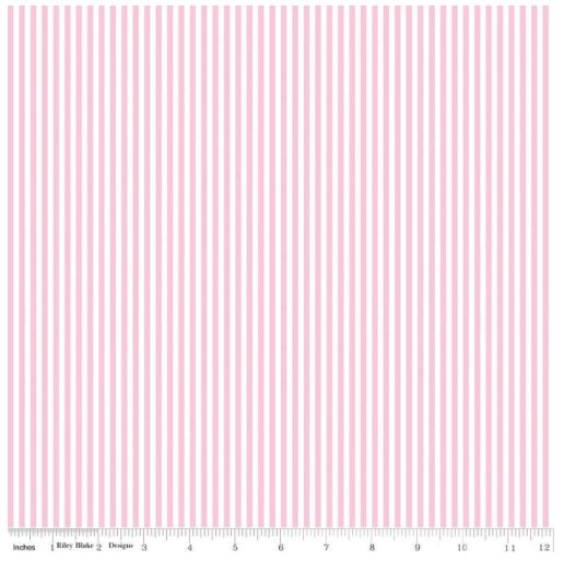 Riley Blake Seasonal Basics 1/8″ Stripe Peony