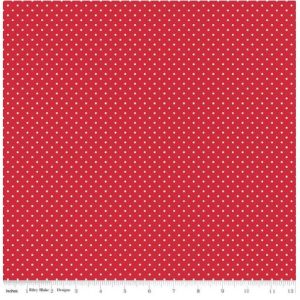 Riley Blake Swiss Dot Red