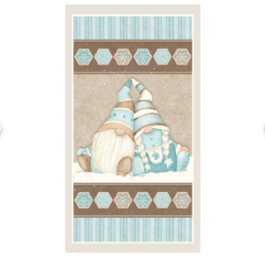 I Love SN Gnomies 24" x 44" Flannel Panel
