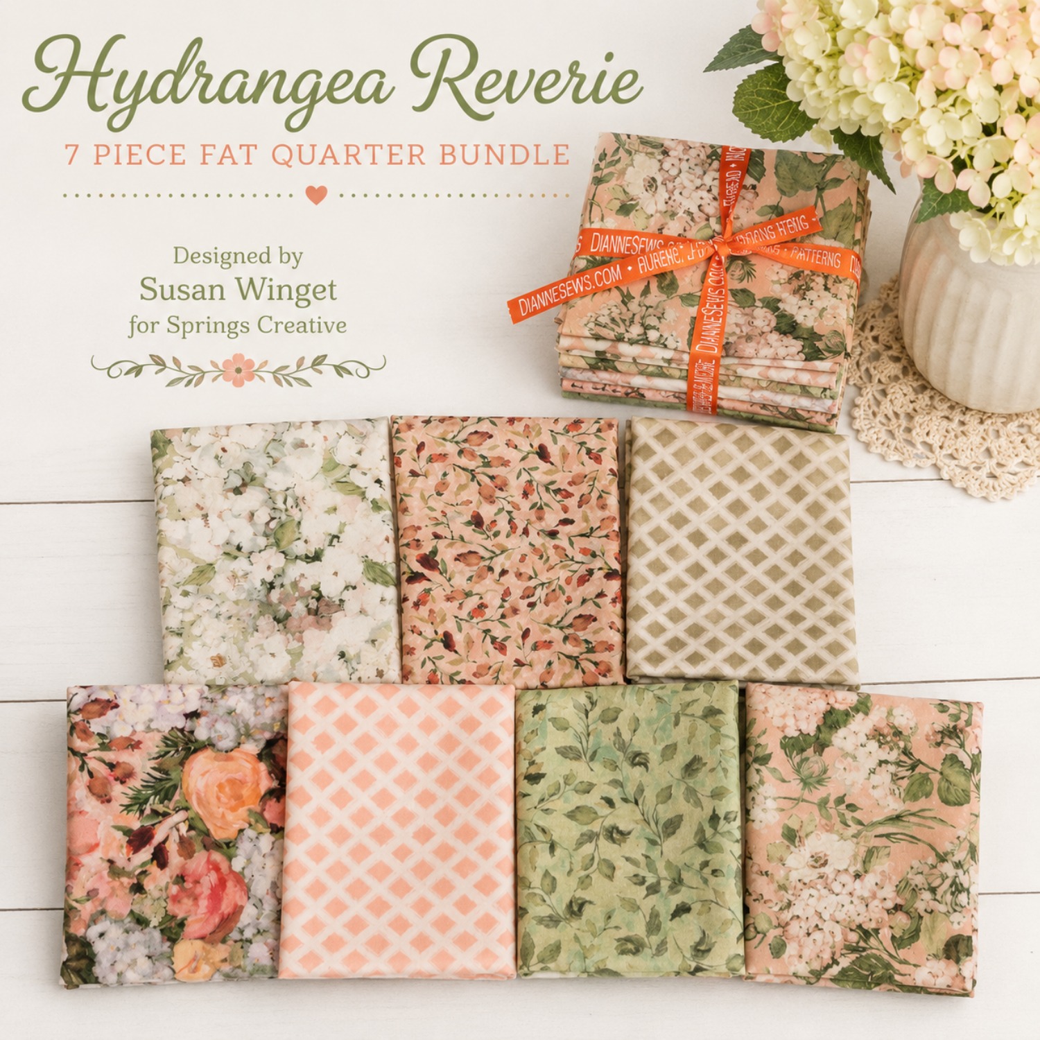 Hydrangea Reverie 7pc FQ Bundle