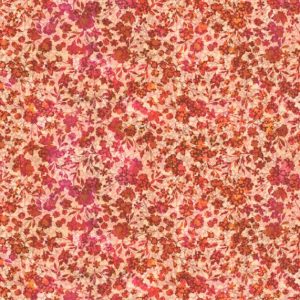 Allure Patchwork Flower Vines Red