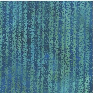Allure Blue Climbing Vine Stripe