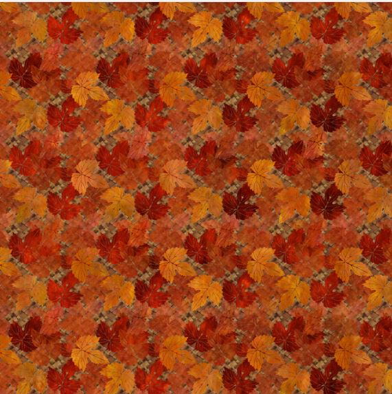 Falling Leaves Mini Maple Rust