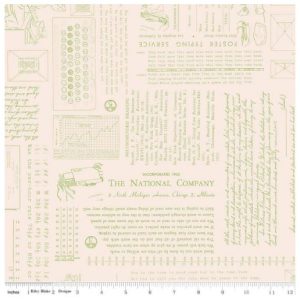 Lori Holt Type/Ography Cream & Lettuce