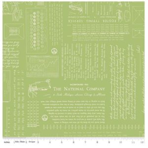 Lori Holt Type/Ography Lettuce