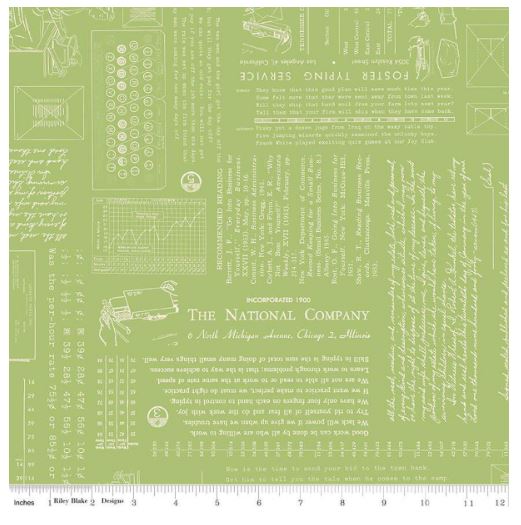 Lori Holt Type/Ography Lettuce