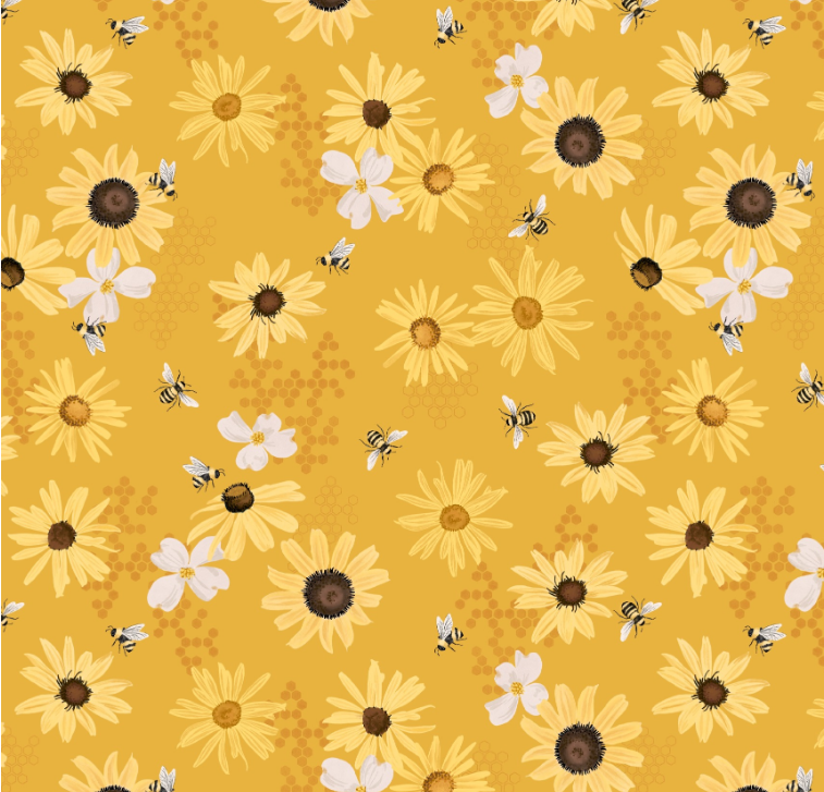 All MO Shop Hop ’26 Flowers & Bees Gold