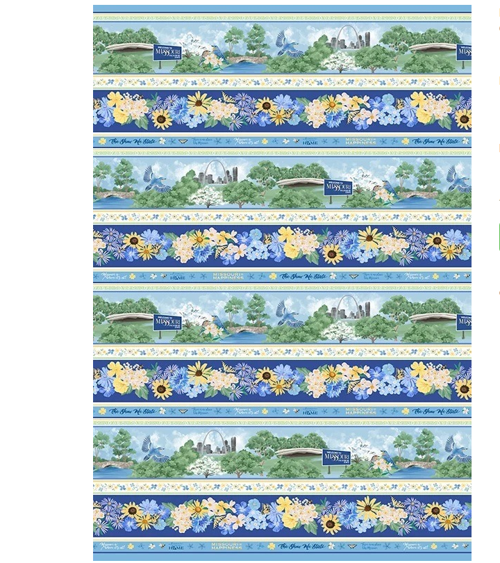 All MO Shop Hop ’26 Missouri Border Stripe Multi