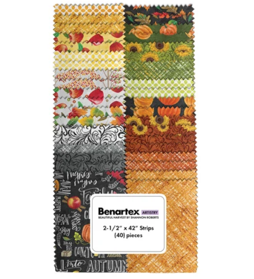 Benartex Beautiful Harvest Strip-Pie