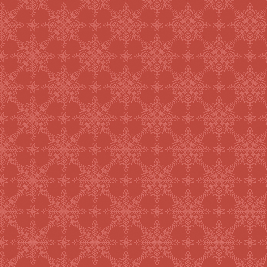 Benartex Holly & Hearth Frosted Windowpanes Mulled Cider