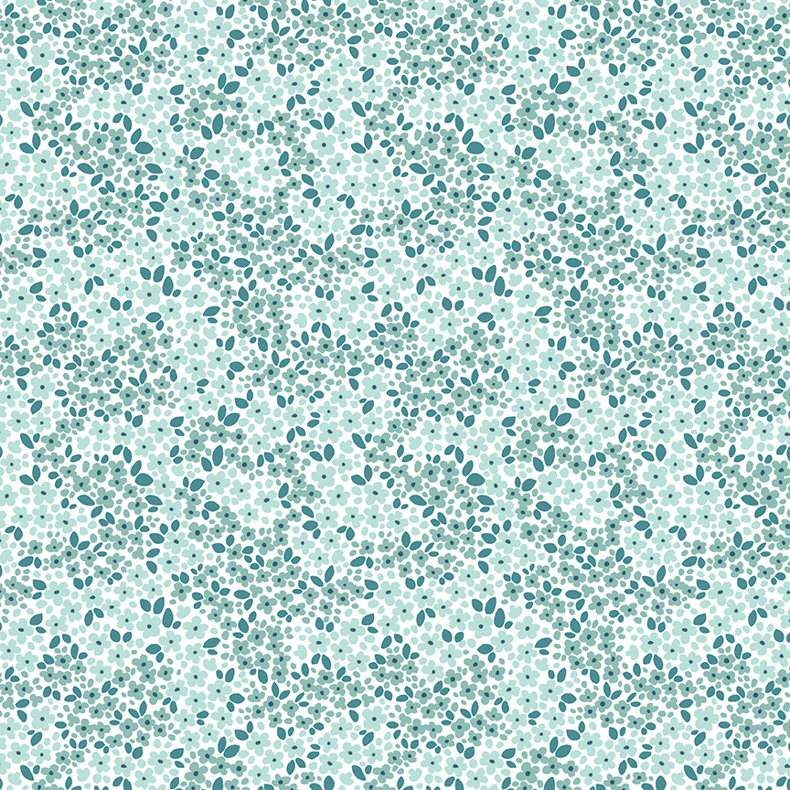 Benartex Holly & Hearth Winter Jasmine Frost