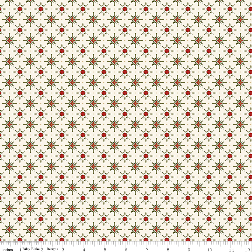 Christmas Greetings Twinkle Cream