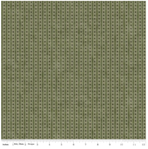 Northern Christmas Star Stripe Green