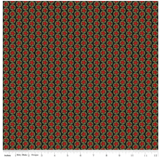 Northern Christmas Stars Black