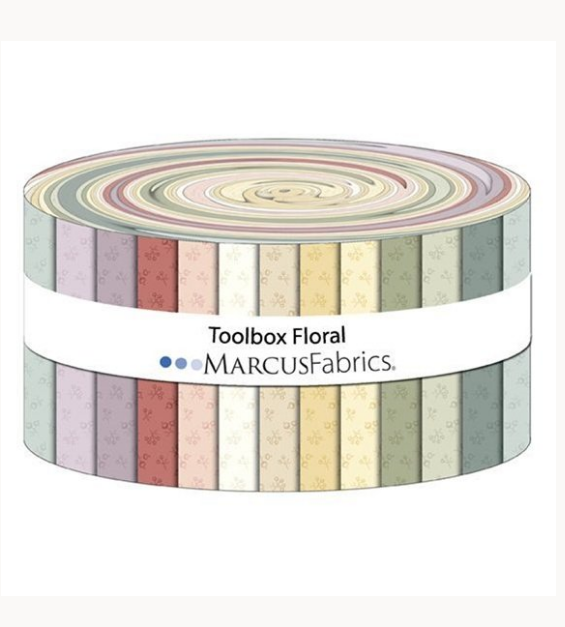 MarcusFabrics Toolbox Floral 2.5″ Strip Set
