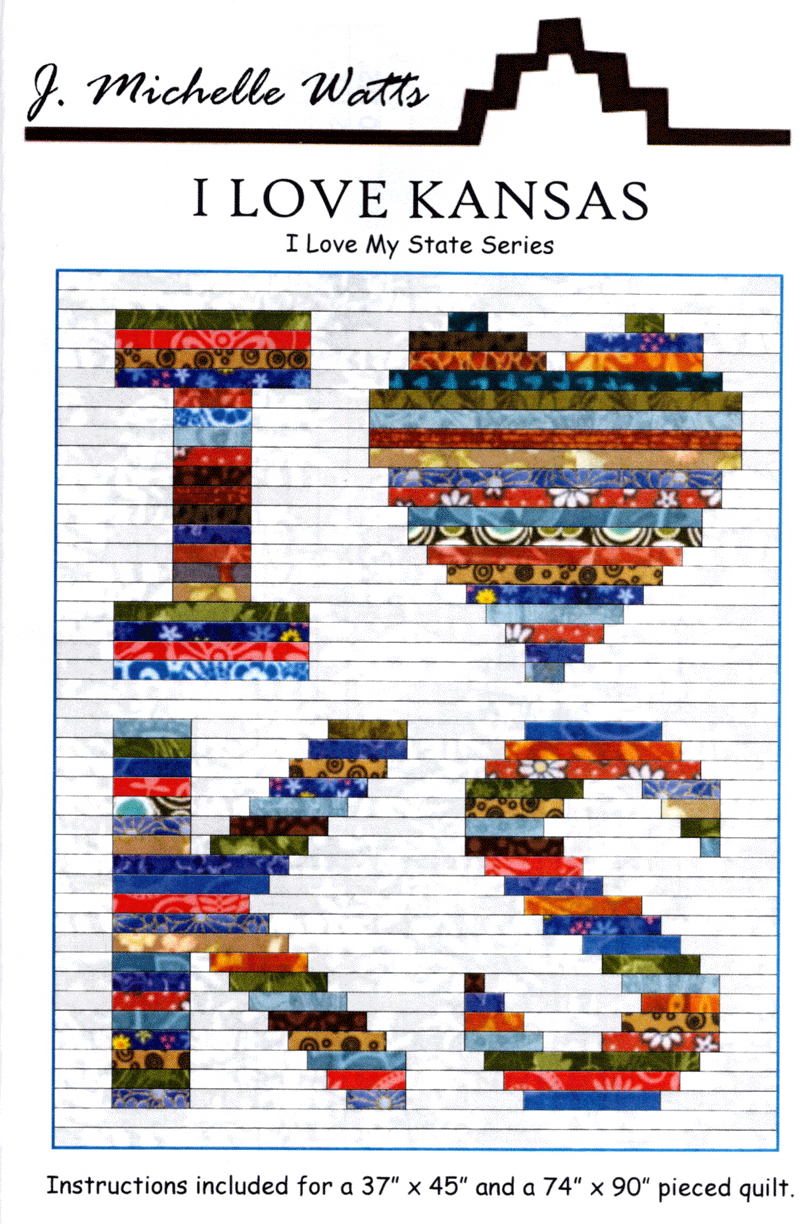 I Love Kansas Pattern
