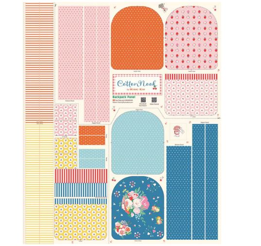 Riley Blake Cotton Nook Backpack Panel