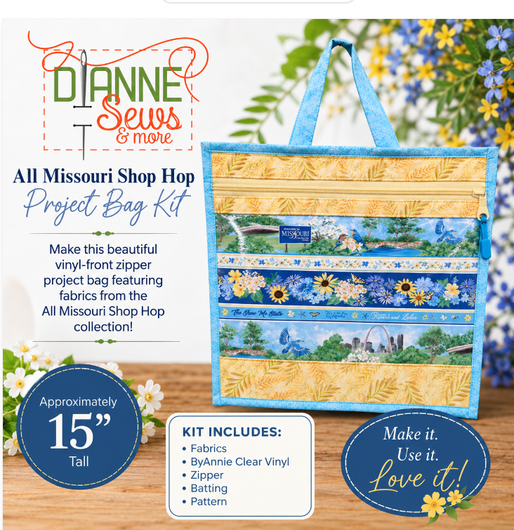 All MO Shop Hop Project Bag Scenic
