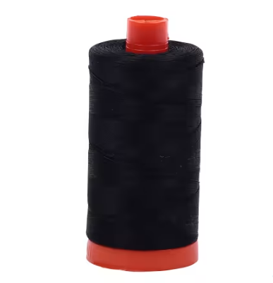 Aurifil 50wt Thread Black