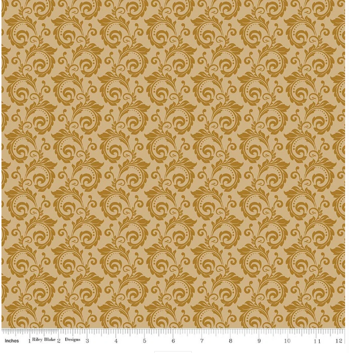 Christmas Greetings Scroll Gold