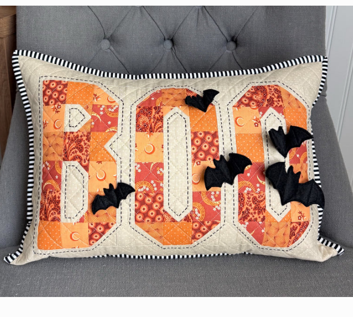 Bats & Boo Pillow Pattern