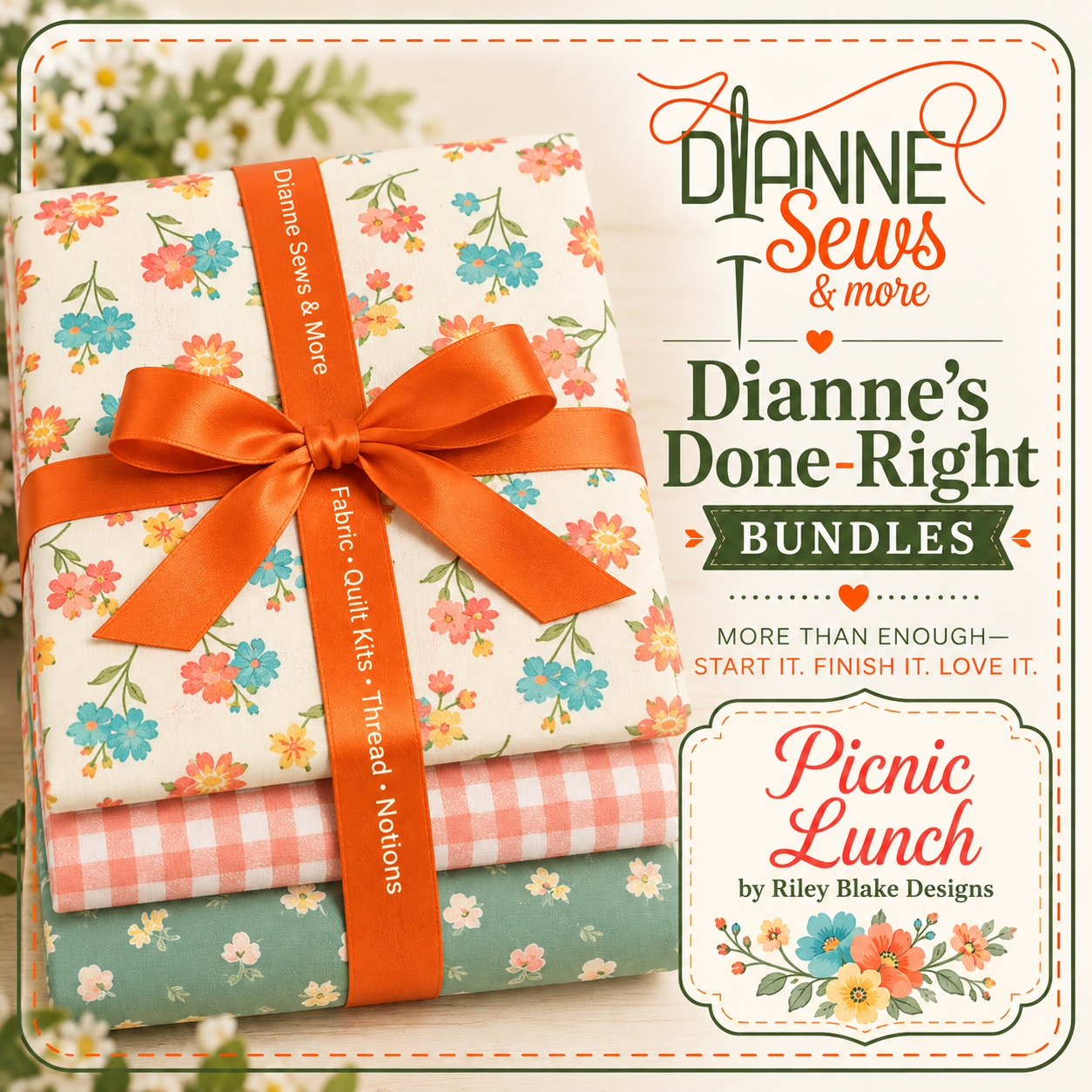 Picnic Lunch 4yd Bundle