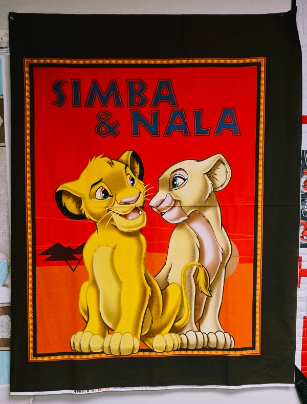 Disney Simba & Nala Panel