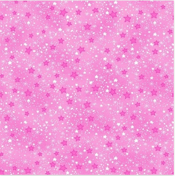 AE Nathan Comfy Flannel Stars Pink