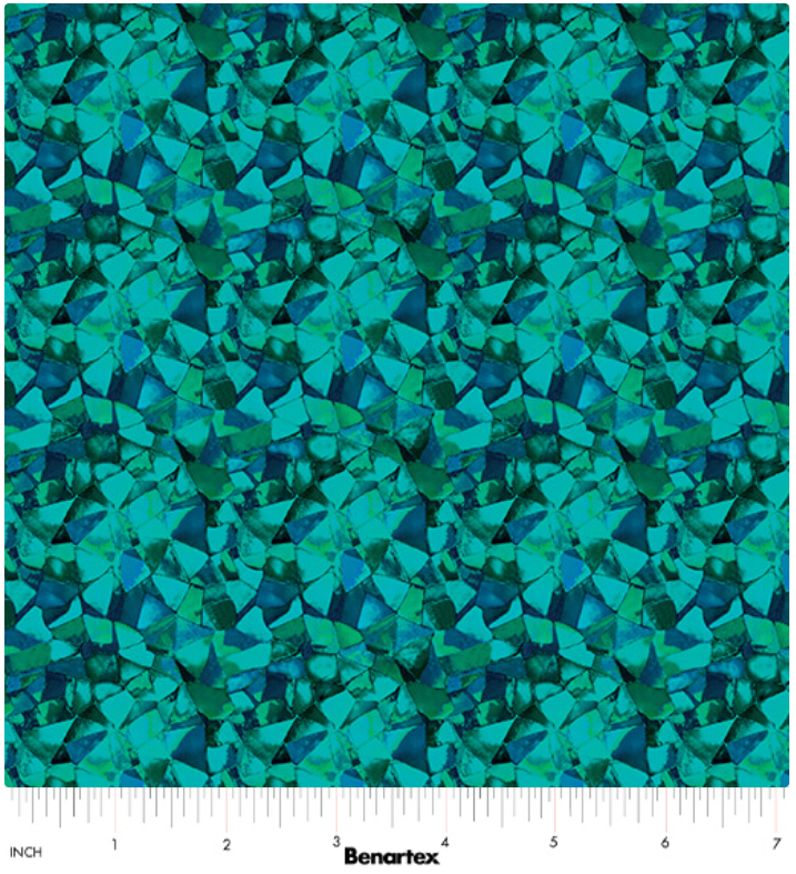 Illuminations Impressions Teal Multi