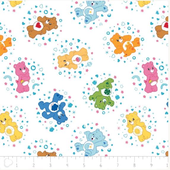 Camelot Care Bears Belly Badge White