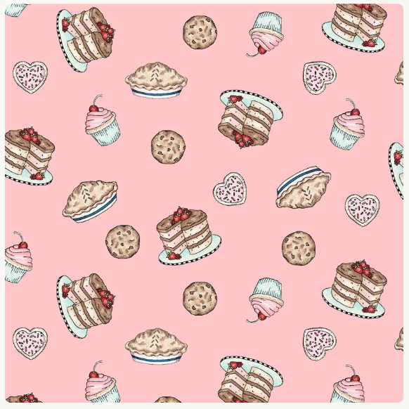 Maywood Happiness is Homemade Pastry Toss Pink