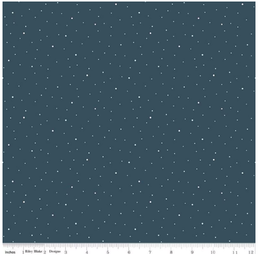Riley Blake Dapple Dot Stargazer Blue