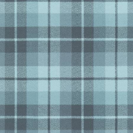 Kaufman Mammoth Flannel Rain Plaid